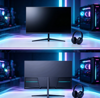Monitor de 24 Pulgadas, Monitor de Computadora para Negocios, Pantalla LED IPS FHD de Escritorio, 75Hz, VGA, HDMI, OEM, ODM