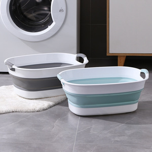 Cesto de Ropa Plegable Extra <span class=keywords><strong>Grande</strong></span> de Plástico PP Reforzado, Impermeable y Ecológico, Directo de Fábrica, 24/39L, para Ropa, Mascotas y Bebés - Product Image 4