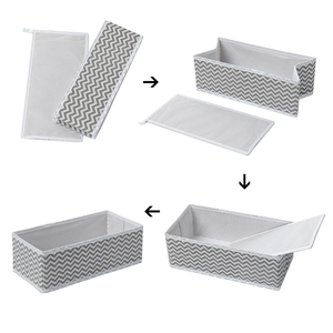 Organizer Closet Organizers Modern Storag Box Organizer Fabric Underwear Organizer Storage Box Non-woven Drawer Closet Storage Organizers Drawer Divider Boxes