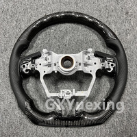 Volant en fibre de carbone véritable Volant sport personnalisé pour Toyota Camry Corolla