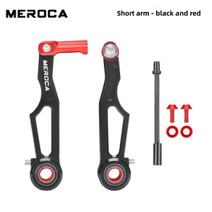 Meroca BMX Bicicleta Pinça De Freio De Bicicleta Dupla Finalidade Dobrável Liga De Alumínio V Freio com Braço Longo E Curto Inclui Almofadas - Product Image 6