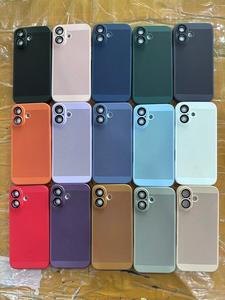 Adecuado para iPhone16 PROMAX malla transpirable disipación de calor funda para teléfono móvil esmerilado <span class=keywords><strong>Samsung</strong></span> <span class=keywords><strong>S</strong></span> <span class=keywords><strong>23</strong></span> 24 película de lente de cobertura completa - Product Image 5