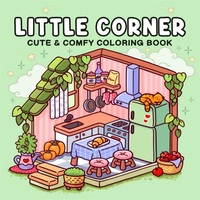 Livre de coloriage populaire de la série Cozy Time avec reliure parfaite, papier offset, carton et papier couché pour enfants