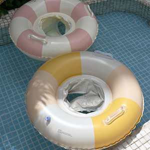 TANYOZHE Anillo de natación para niños, color sólido, anillo de asiento inflable grueso para uso en piscinas infantiles - Product Image 3