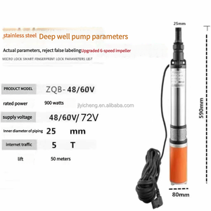 Bomba de Agua Solar Sumergible de Gran Caudal 12v/24v para Pozos Profundos, Baja Presión, Agua Limpia, Directo de Fábrica, Personalizable OEM - Product Image 5