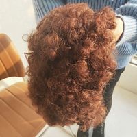 Pixie curly wig non lace wig hair ventilation machine make the short curly wig sew machine short curl hair