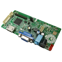 Carte de commande pour écran LCD TFT LVDS 40 broches 1920x1080 et 1280x800 avec panneaux d'affichage haute résolution multi-entrées