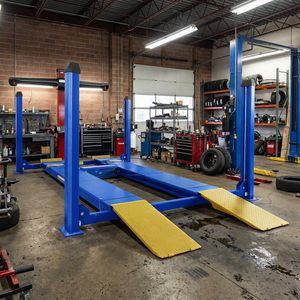 Zware 4-koloms autolift voor garage, werkplaats, voertuigparkeerplaats en uitlijning - Product Image 2