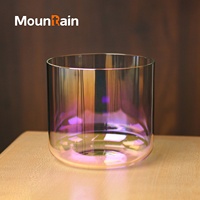 Ensemble de bols chantants en cristal, instruments de guérison sonore, produits en verre de quartz, méditation, yoga, fabricant OEM, alchimie