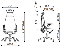 Chaise pivotante de bureau confortable avec dossier haut et appui-tête, chaise de conférence pour le personnel de bureau à domicile