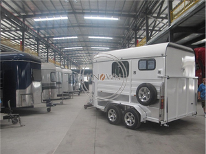 Carrozas Galvanizadas Económicas para Caballos con Espacio para 2 Caballos, Carroza para Remolque de Carga - Product Image 5