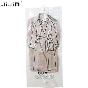 JIJID Vacuum Bags For Clothes Hanging Wardrobe Storage Organizador Cover For Clothes Space Saver Bag Vacuum Package Storage Bag