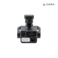 Caméra de drone AURA AP-G4-MINI 185g Micro EO IR avec stabilisateur, imagerie thermique 640x512, zoom 100X, caméra UAV avec portée laser de 1500m