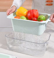 AMZ Vente à Chaud Hachoir à Légumes Manuel Multifonctionnel 6 en 1 Broyeur de Fruits et Légumes Coupe-Pommes de Terre avec Panier de Vidange
