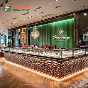 Vitrina de Exhibición de Joyería Personalizada, Panel de Vidrio Templado, Mueble de Joyería para Tienda de Marca - Product Image 2