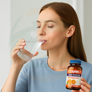 Compresse di Vitamina C per lo Sbiancamento della Pelle, Integratore Multivitaminico per Adulti, Etichetta Privata OEM, 100 Compresse per Flacone - Product Image 4