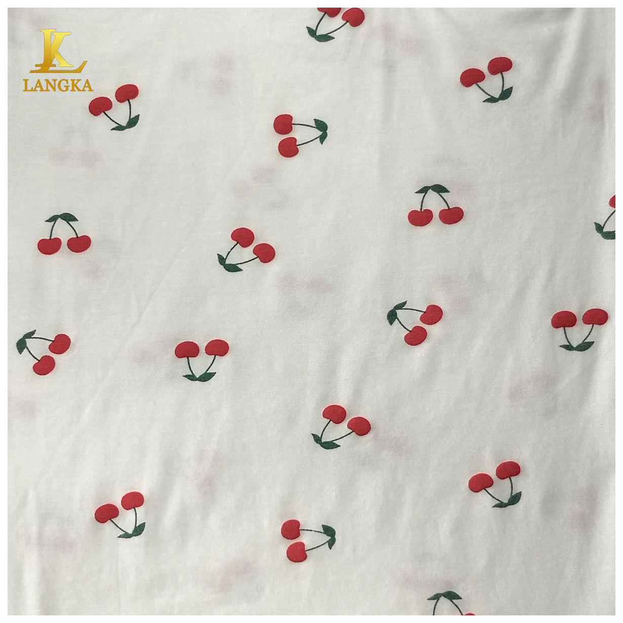 Langka Suppliers Custom Print Bamboo Fiber Fabric 95% Bamboo 5% Spandex Jersey Knit Fabric for Baby Clothes