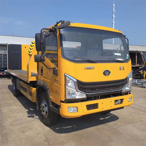 Camion de dépannage et de sauvetage Sinotruk Homan 8 tonnes, diesel, neuf, manuel, plateau plat, 5,6 m - Product Image 2