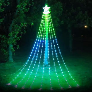 <span class=keywords><strong>Guirnalda</strong></span> de luces navideñas con Control por aplicación, árbol de Navidad inteligente, 304LED, 2,8 M - Product Image 4