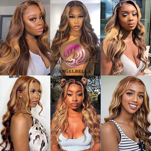 AngelBella 4/27 #13x4 Body Wave Vietnamien Peluca de cabello humano doble dibujado Venta al por mayor Hd Peluca <span class=keywords><strong>frontal</strong></span> de encaje para mujeres negras - Product Image 4