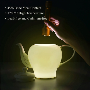 Tetera con logotipo personalizado, tetera inglesa de porcelana fina <span class=keywords><strong>para</strong></span> <span class=keywords><strong>fiestas</strong></span> de té, teteras y cafeteras de cerámica. - Product Image 2