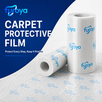 Film de protection temporaire en HDPE/PE avec possibilité d'impression de logo pour tapis, utilisé par les entrepreneurs et les constructeurs