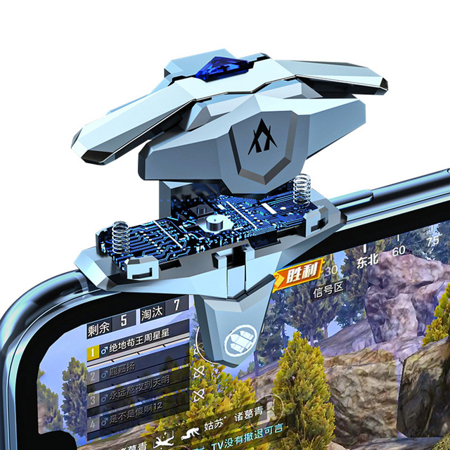 JS66 Mobile Phone Game Controller Gaming Trigger for PUBG Aim Shooting L1R1 Key Button for IOS Android Shooter Joysticks Gamepa