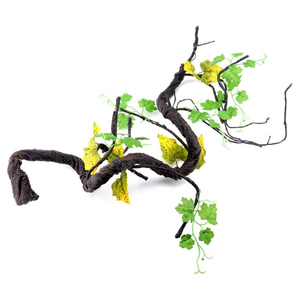 1 branche d'<span class=keywords><strong>arbre</strong></span> artificielle épaisse et pliable, longue et flexible avec feuilles, pour décoration murale intérieure et extérieure, arche de jardin - Product Image 1