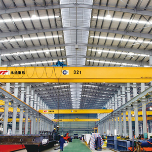 Grúa aérea de doble viga de 20 toneladas para planta de fabricación 25m de elevación máxima - Product Image 3