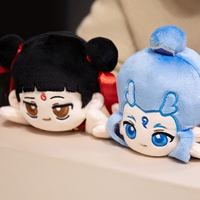 Boneka Plushie Nezha Kartun 25cm yang Dapat Disesuaikan, Boneka Nezha Aobing Lucu, Boneka Tangan Plush Lembut, Mainan Kapas PP Ramah Lingkungan untuk Dijual