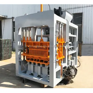 QT6-15 Automatic Brick Making Machine Concrete Block Making Machine Brick