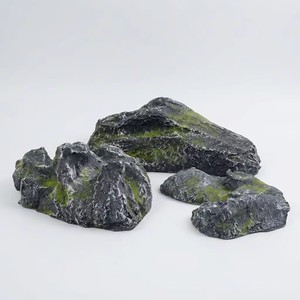 PVC Foam Stone Decorative Rock for <strong>Aquarium</strong> Landscaping Reptile Terrarium Fish Tank Ornament Amphibian Vivarium Bioactive View - Product Image 3