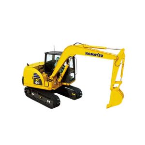 Nouvelle pelle hydraulique sur chenilles Komatsu PC60 de 6 tonnes, économique en carburant, durable, pour l'agriculture et les travaux domestiques - Product Image 1