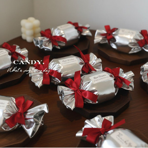 Sac et boîte à bonbons de mariage et de fiançailles de luxe léger 2026, pliables, haut de gamme, vides, avec boîte cadeau offerte - Product Image 2