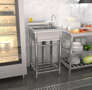 Một bồn rửa tay bằng thép không gỉ chống ăn mòn và chất lượng cao trong nhà bếp - Product Image 6