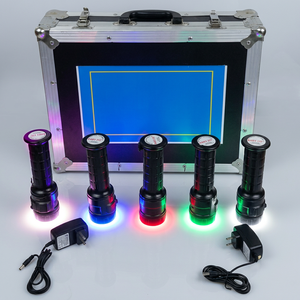 แหล่งกำเนิดแสง ไฟ LED เกรดนิติวิทยาศาสตร์ แสงสูง 5 สี ตัวโคมอะลูมิเนียม พร้อมกระเป๋าพกพา ควบคุมด้วยสวิตช์ AC 220V - Product Image 1