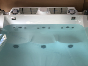 Tubo caliente spa al aire libre 5 personas de lujo vetrorresina piscina sin fin Bañera fordable adulto American Balboa System Xingxiao <span class=keywords><strong>motor</strong></span> - Product Image 6