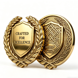 Moneda Conmemorativa Personalizada de Aleación de Zinc Fundida a Presión de Doble Cara, Premio Corporativo y Moneda Coleccionable - Product Image 4