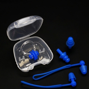 سدادات أذن للسمع للرجال والنساء ومقاومة للماء للسباحة من السيليكون مع تقليل الضوضاء لركوب الأمواج - Product Image 6