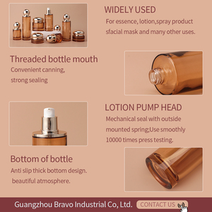 ขวดน้ำหอมแก้วสีเหลืองอำพันขนาด30มล. 50มล. 100มล. แบบพกพาขวดน้ำหอมแก้วใสทรงกลมพร้อมบรรจุภัณฑ์ - Product Image 5