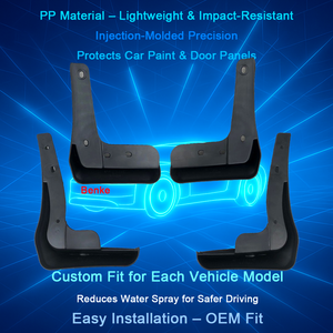 Garde-boue de voiture pour Honda |   Pare-éclaboussures en PP injecté |   Protections de garde-boue durables |   Bavettes de protection sur mesure - Product Image 5
