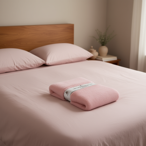 Manta de Felpa Everest King Size, Color Rosa Dulce, Reversible, para Todas las Temporadas - Product Image 2