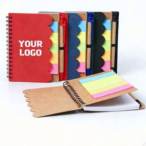 Kraft Paper Creative Combination Sticky Notes <b>Memo</b> <b>Pad</b> Multipurpose Notebooks Notepad Custom Promotional Gifts - Product Image 1