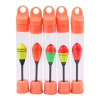 Flotteurs de pêche portables en bois de balsa de 1,65 pouce, 5 couleurs, pour la pêche en lac et en eau douce, accessoires de pêche en plein air