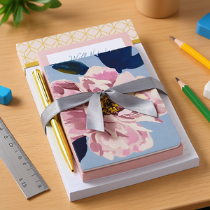 OEM Custom <b>Notebook</b> <b>A5</b> Leather <b>Cover</b> 80 Sheets Spiral Binding Digital Printing Filler Papers School Office Use - Product Image 2