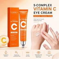 Crème pour les yeux à la vitamine C et à la nicotinamide pour éliminer les cernes, nourrissante, hydratante et raffermissante