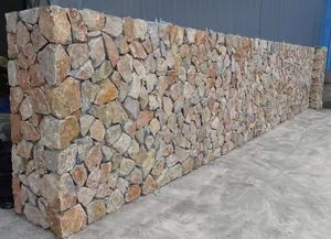 Thiết kế hiện đại đá phiến tự nhiên khối màu vàng hình dạng bất thường ngẫu nhiên rải rác cho trang trí tường bên ngoài cho biệt thự khách sạn - Product Image 6