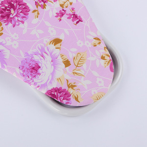 Tabla de planchar portátil de escritorio con soporte para plancha, rectangular, plegable, mini tabla de planchar para uso en el hogar y el dormitorio. - Product Image 3