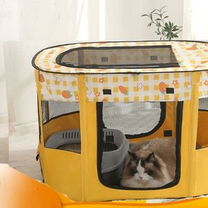 Equipo de juegos plegable para perros de interior, pluma de ejercicio, tienda de campaña para perros, casas para mascotas para perros y gatos - Product Image 1