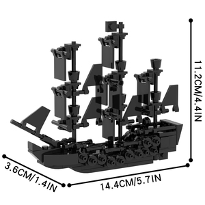 MOC1652 le Mini <span class=keywords><strong>Black</strong></span> <span class=keywords><strong>Pearl</strong></span> 159Pcs Briques Pirates Films Assembler Modèle Éducatif Briques Blocs de Construction pour Enfants Cadeau Jouets - Product Image 3